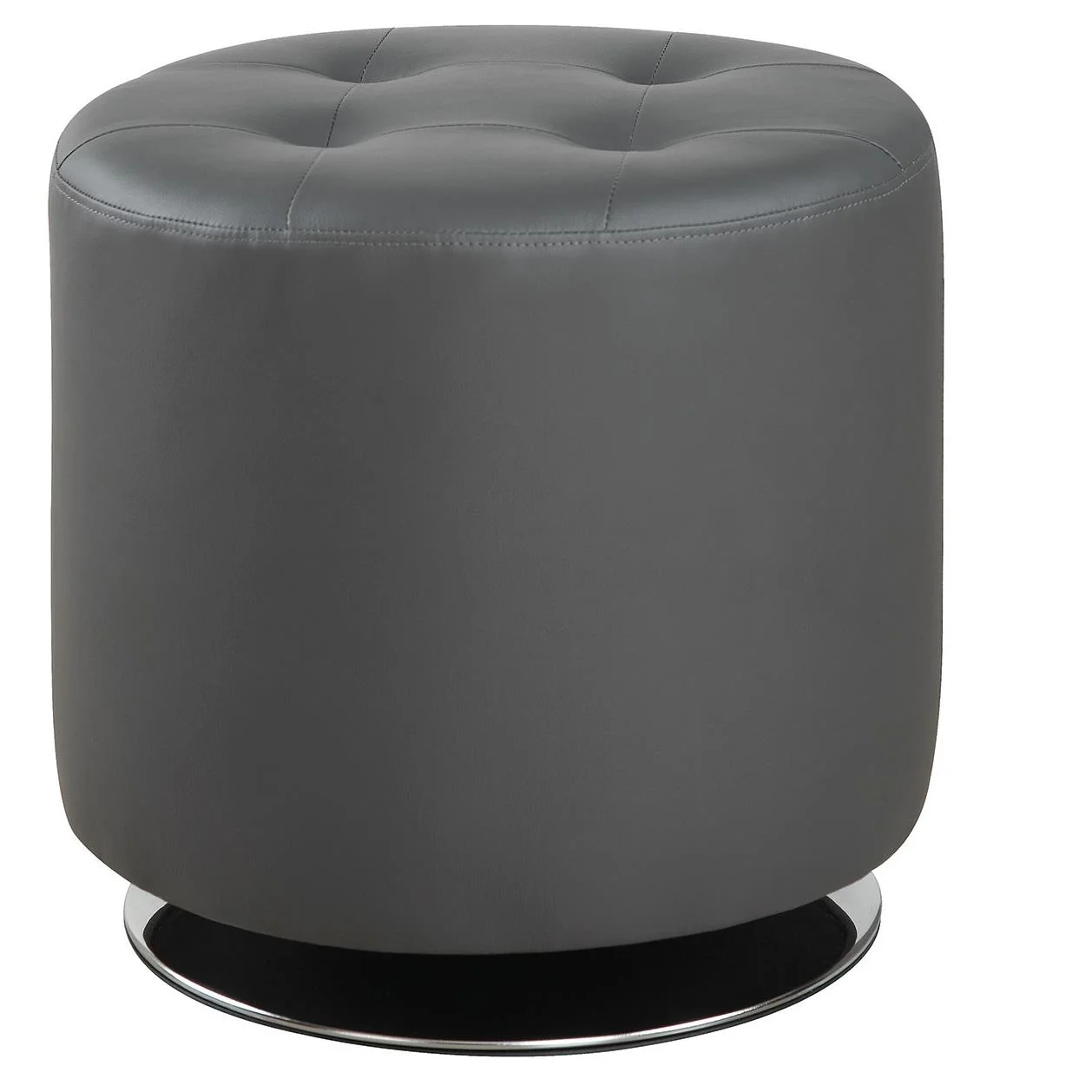 Coaster Ottomans 500555 Contemporary Circular Ottoman Value City